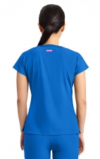 MC704 AMP Square Neck 3 Pocket Top by Med Couture