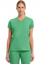 2411 Insight 3 Pocket Scrub Top by Med Couture