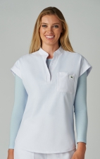 1131 Solis Catrin 2 Pocket Zipper Neck Top by koi