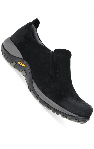 Pippy Black Waterproof Burnished Suede Slip-On Women's Sneaker by Dansko Pippy Black Waterproof Burnished Suede Slip-On Women's Sneaker by Dansko