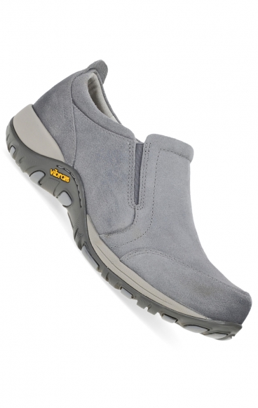 Pippy Grey Waterproof Burnished Suede Slip-On Women's Sneaker by Dansko Pippy Grey Waterproof Burnished Suede Slip-On Women's Sneaker by Dansko
