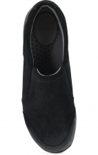 Chaussure Pippy Imperméables Black Burnished Suede Slip-On pour Femmes par Dansko