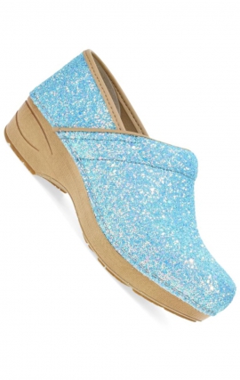 XP 2.0 Ice Blue Glitter Slip Resistant Women's Clog by Dansko