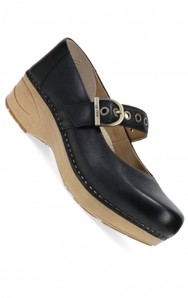 XP 2.0 Black Mary Jane Slip Resistant Adjustable Clog by Dansko