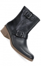 Delphine Black Waterproof Burnished Boot by Dansko