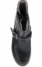 Delphine Black Waterproof Burnished Boot by Dansko