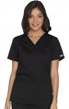 WW630 Workwear Core Stretch 3 Pocket V-Neck Top by Cherokee