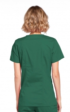 4728 Workwear Core Stretch Mock Wrap Top with 3 Pockets by Cherokee