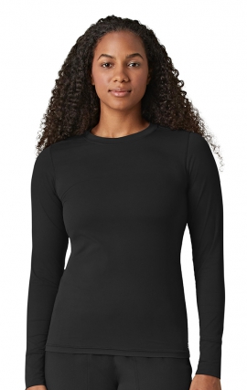 2029 WonderWink Layers Tee Performance à Manches Longues pour Femmes