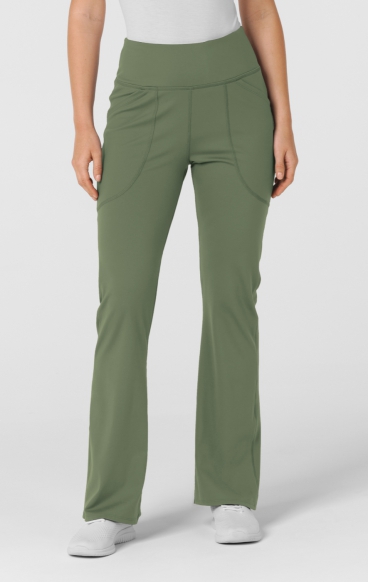 *FINAL SALE L 5459 RENEW Knit Flare Leg Yoga Pant with 5 Pockets by WINK *FINAL SALE L 5459 RENEW Knit Flare Leg Yoga Pant with 5 Pockets by WINK