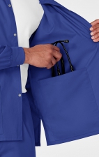 800 WonderWORK Manteau Unisexe avec Col Rond et Fermature à Pression