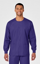 800 WonderWORK Manteau Unisexe avec Col Rond et Fermature à Pression