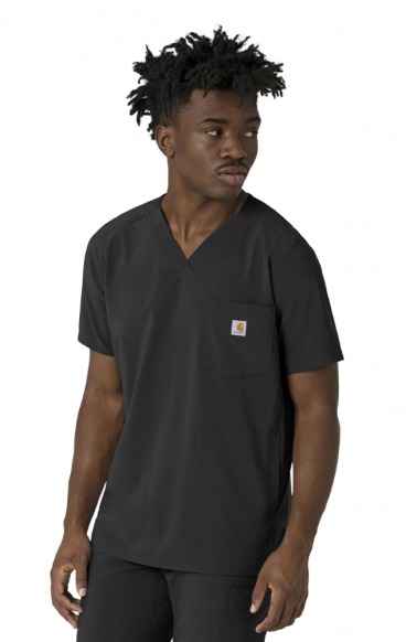 *VENTE FINALE XL C16410 Carhartt Force Cross-Flex Haut à Col en V avec 3 Poches pour Hommes 