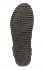 Merrin Olive Embossed Suede Mule Agrafée à Talon Sanglé  pour Femmes par Dansko