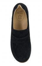 Clementine Black Nubuck Casual Sneaker for Women by Dansko