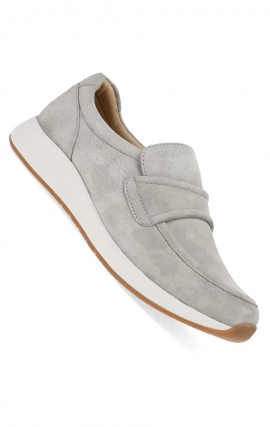Clementine Light Grey Nubuck Casual Sneaker for Women by Dansko
