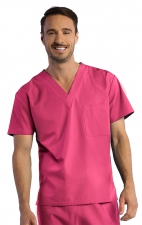 1706 RED PANDA Top unisexe col V (Homme)