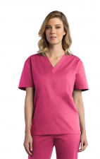 1706 Red Panda Haut Unisexe à Col en V par Maevn