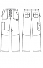 701P Petite koi Comfort Pantalon Lindsey Cargo à Taille Basse