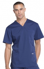 WW695 Workwear Professionals Haut à Col en V avec 4 Poches pour Hommes par Cherokee