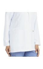 5073 Maevn Momentum Women's Notched Collar Lab Coat