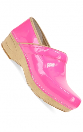 XP 2.0 Pink Neon Patent Slip Resistant Women's Clog by Dansko