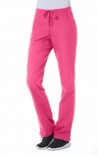 9716T Tall Red Panda Pantalon à Taille Demi Élastique pour Femmes par Maevn