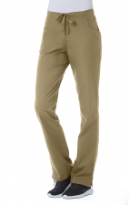 9716T Tall Red Panda Pantalon à Taille Demi Élastique pour Femmes par Maevn