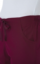 9716T Tall Red Panda Pantalon à Taille Demi Élastique pour Femmes par Maevn