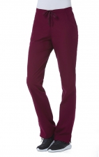 9716T Tall Red Panda Pantalon à Taille Demi Élastique pour Femmes par Maevn