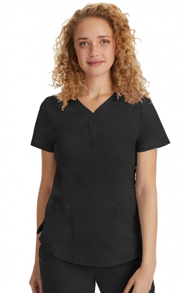 *VENTE FINALE S 2167 Healing Hands Purple Label Haut Jane à Col en Y