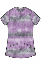 HH911 Ivy 3 Pocket Print Top by Healing Hands - Soft Stripe