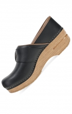 Pearson Black Tumbled Buckled Professional Clog by Dansko