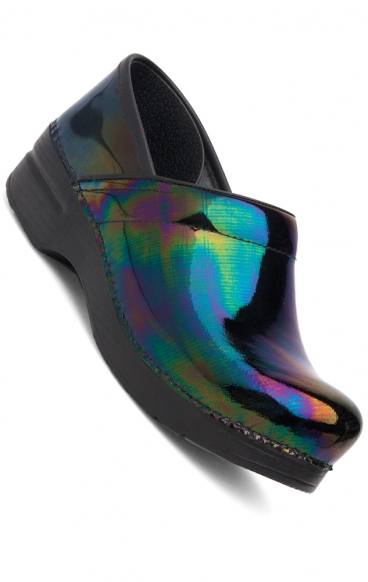 *VENTE FINALE Sabot Professional Petrol Patent Leather par Dansko (Vue des Femmes)