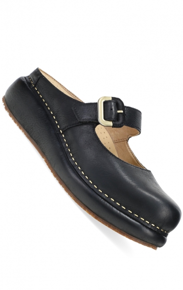 Kimberly Black Leather Mary Jane Platforme Pro par Dansko 
