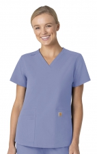 C12113 Carhartt Force Modern Fit Women's V-Neck Top
