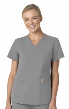 C12113 Carhartt Force Haut à Col en V Moderne pour Femmes