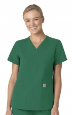 C12113 Carhartt Force Modern Fit Women's V-Neck Top