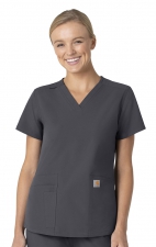 C12113 Carhartt Force Haut à Col en V Moderne pour Femmes