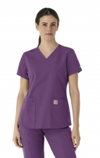 C12113 Carhartt Force Essentials Haut à Col en V Moderne pour Femmes