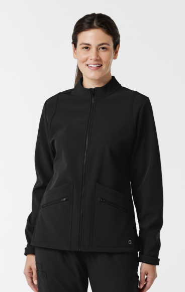 *FINAL SALE XS 8509 Layers Water Resistant Soft Shell Scrub Jacket by WINK