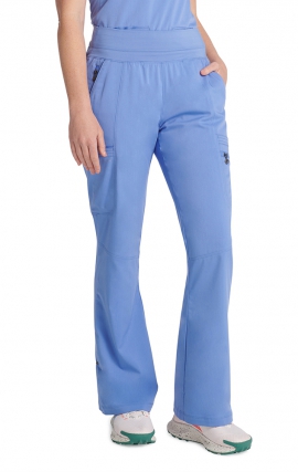 HH002 Purple Label Tina Pantalon Cargo &agrave; Jambe Bootcut et Taille Yoga par Healing Hands