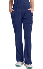 HH002 Purple Label Tina Pantalon Cargo à Jambe Bootcut et Taille Yoga par Healing Hands