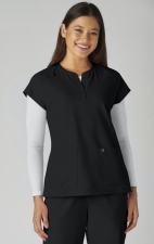 C102 Reese Split Neck Top from Cureology by koi