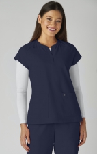 C102 Reese Split Neck Top from Cureology by koi