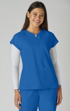 C102 Reese Split Neck Top from Cureology by koi