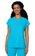 C102 Reese Split Neck Top from Cureology by koi