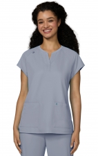 C102 Reese Split Neck Top from Cureology by koi