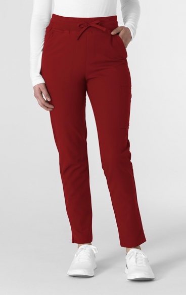 *FINAL SALE L 5222P Petite Thrive Women's Cargo Straight Slim Leg Pant by WINK