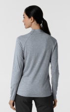 2239 Layers Quarter-Zip Long Sleeve Scrub Top by WINK